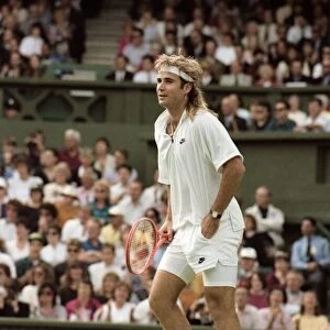 Wimbledon Tennis Championships. Andre Agassi. June 1991 91-4117-197