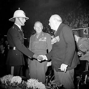 Winston Churchill October 1950 at El Alamein reunion