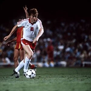 World Cup 1982 Zbigniew Boniek running with the ball
