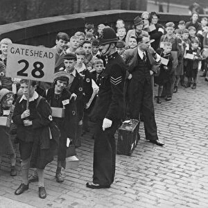 World War Two - Evacuation of children Children of All saints School
