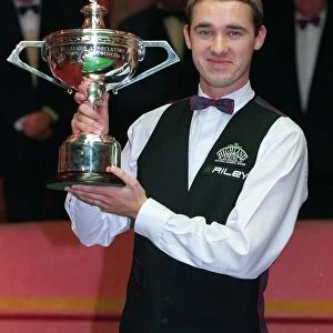 Stephen Hendry With Trophy