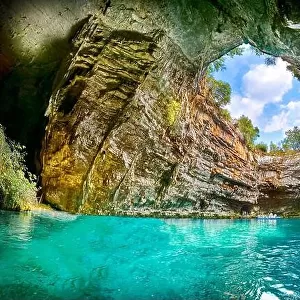 Melissani Cave, Kefalonia Island, Greece