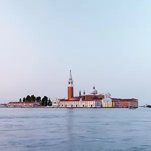 Venice, Italy. The island of San Giorgio Maggiore and the eponymous Cathedra