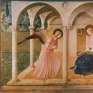 Annunciation; painting by Fra Angelico, part of the pictorial cycle in the Museum of S. Marco