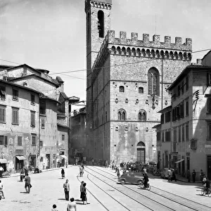 The Bargello, view from Piazza S. Firenze, Florence