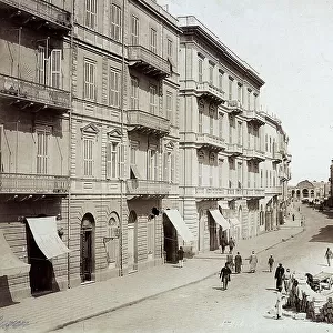 Boulevard de Ramleh, in Alexandria in Egypt