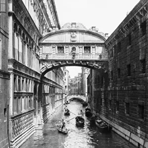 The Bridge of Sighs in Venice designed by Antonio Contin