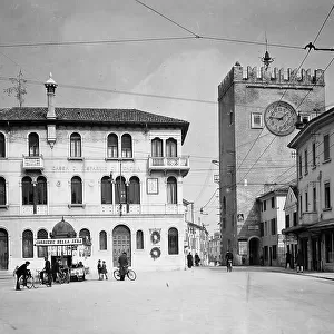 The Clock Tower in Piazza Ferretto in Mestre