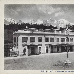 Entrance to the New Belluno Station