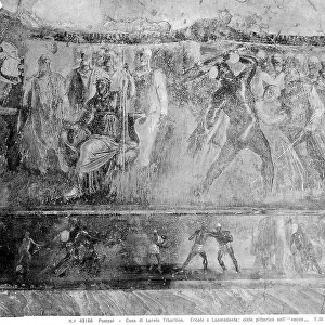 Hercules and Laomedon, pictorial cycle of The House of Loreius Tiburtinus (Also called the House of Octavius Quartio), 62-99 AC, Pompeii