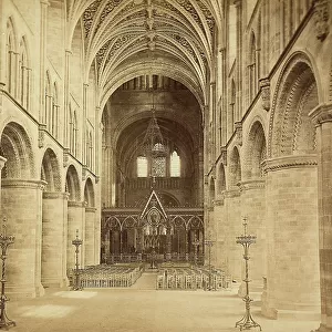 Interior of Hereford Cathedral, England