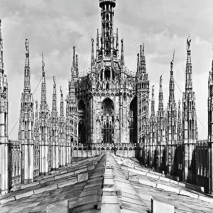 The main spire of the Cathedral in Milan, by Francesco Croce