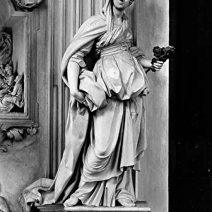Queen Esther. Sculpture by Giacomo Serpotta, located in the Saint Cita Church in Palermo