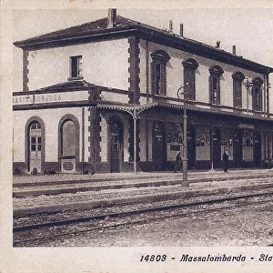 The railway station of Massa Lombarda, Ravenna