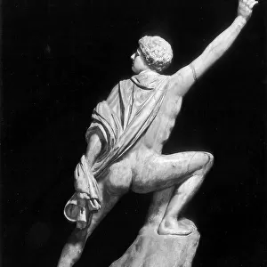 A son of Niobe, ancient sculpture, Uffizi Gallery, Niobe Room