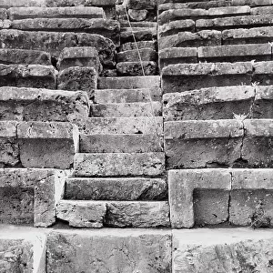 Stone steps of the Theatre of Delphi