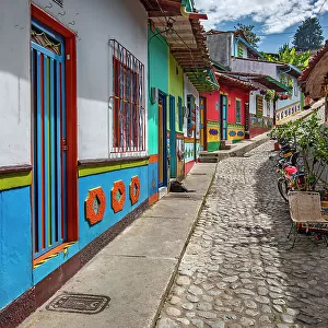 Colombia, Guatape, Colonial Town near Medellin