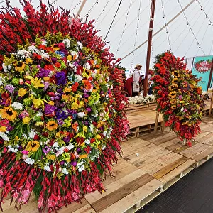 Colombia, Medellin, Flower Festival, Silletas Display