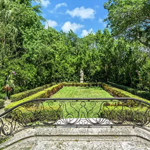 Florida, Miami, Villa Vizcaya, gardens