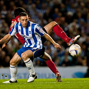 Andrew Crofts in Action: Brighton & Hove Albion vs Cardiff City, Npower Championship, Amex Stadium (August 21, 2012)