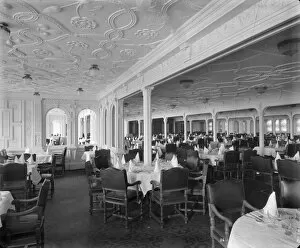 RMS Olympic Collection: 1st class saloon, RMS Olympic BL24990_036