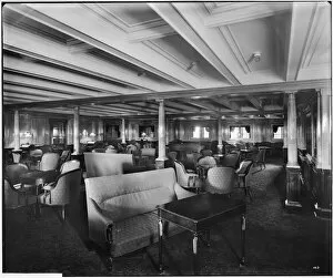 RMS Olympic Collection: 2nd class library, RMS Olympic BL24990_043