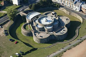 Castles of the South East Gallery: Aerial view of Deal Castle N110364
