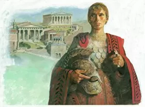 People in the Past Illustrations Collection: Ancient Greece IC132_005