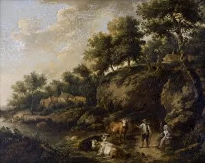 Antoniessen - Landscape with Cowherd K040878
