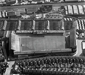 <b class=qtipBold><figcaption>The Baseball Ground EAR017767</figcaption></b><br>The Baseball Ground, once home of Derby County Football Club. Aerial view by Aeropictorial. September 1952. Aerofilms Collection.<br><em>© Historic England</em> The Baseball Ground EAR017767