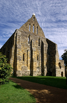 <b class=qtipBold><figcaption>Battle Abbey N050022</figcaption></b><br>BATTLE ABBEY, East Sussex. The south end of the Dormitory Range.<br><em>© Historic England</em> Battle Abbey N050022