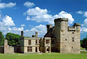 Castles in North East England Collection: Belsay Castle K021991