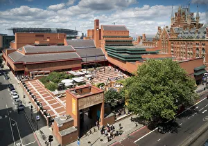 British Library, Kings Cross, London, Architects; Colin St …