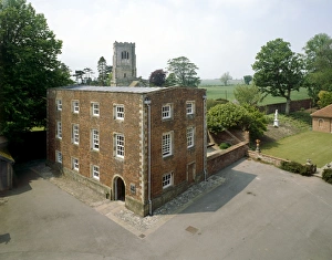 <b class=qtipBold><figcaption>Burton Agnes Manor House J870227</figcaption></b><br>BURTON AGNES MANOR HOUSE, North Humberside, East Riding of Yorkshire. General view of the medieval manor house, encased in brick during the 17th and 18th centuries.<br><em>© Historic England</em> Burton Agnes Manor House J870227