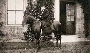 Darwin Collection: Charles Darwin on horseback K970217