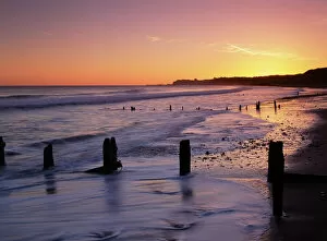 Coastal Landscapes Collection: Coastal view at sunrise K011524