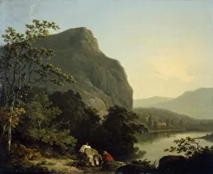 Art at Kenwood - the Iveagh Bequest Gallery: Corbould - Classical Landscape with a Lake J910516