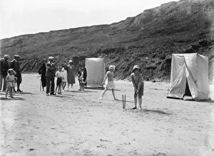 Leisure Collection: Cricket on Filey beach WSA01_01_G0584