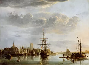 Maritime scenes Gallery: Cuyp - View of Dordrecht J910518