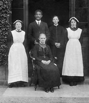 Henry Taunt Collection (1860-1922) Collection: Domestic servants, Pembroke College, Oxford CC96_00045crop