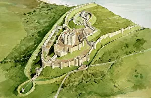 Castles Illustrations Collection: Dover Castle J970025