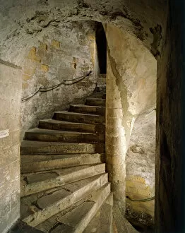 Medieval Architecture Gallery: Dover Castle south staircase J870615