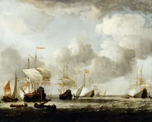 Maritime scenes Gallery: Dutch Fleet J950030
