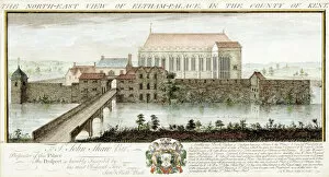 Georgian Collection: Eltham Palace engraving K031289