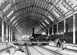 Illustrations and Engravings Collection: Engine House, GWR Works, Swindon BB94_04685