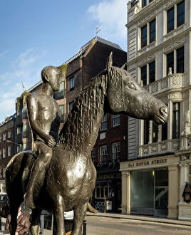 Post War public sculpture Gallery: Frink - Horse and Rider DP183065