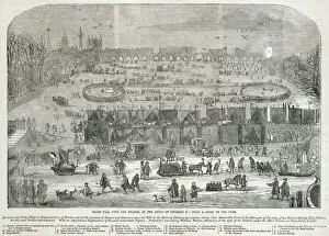 Engraving Collection: Frost fair on the Thames N110257