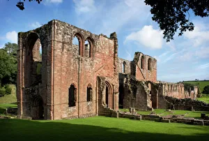 <b class=qtipBold><figcaption>Furness Abbey N080540</figcaption></b><br>FURNESS ABBEY, Cumbria. View of the transepts from the west.<br><em>© Historic England</em> Furness Abbey N080540
