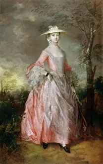 Female portraits Gallery: Gainsborough - Countess Howe J880100