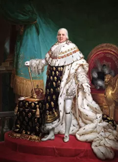 Royal portraits Gallery: Gerard - Louis XVIII, King of France N070442